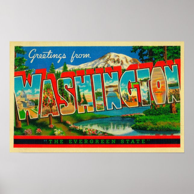 Washington - Der Evergreen-Staat Poster (Vorne)