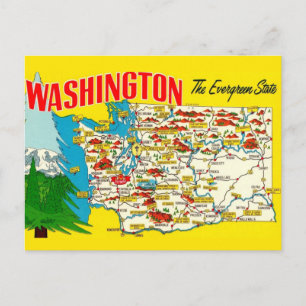 Washington - Der Evergreen-Staat Postkarte