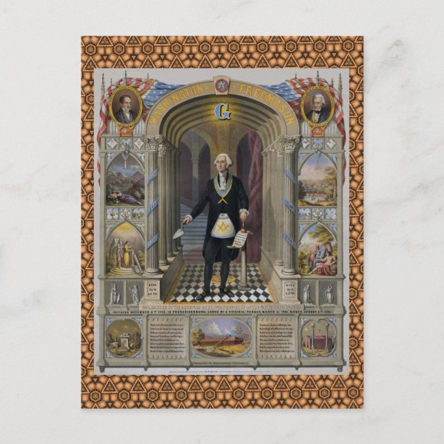 Washington Die Mason II Postkarte (Vorderseite)