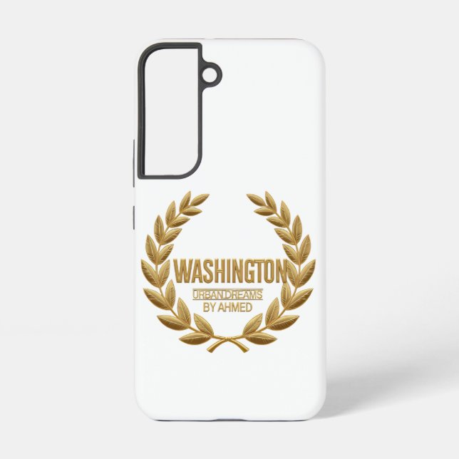 Washington Embroidery Samsung Case - Urban Dreams Samsung Galaxy Hülle (Rückseite)