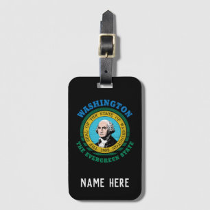 WASHINGTON EVERGREEN STAAT FLAG GEPÄCKANHÄNGER