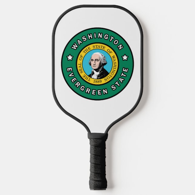 Washington Evergreen Staat Pickleball Schläger (Vorderseite)