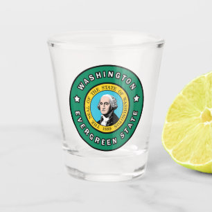 Washington Evergreen Staat Schnapsglas