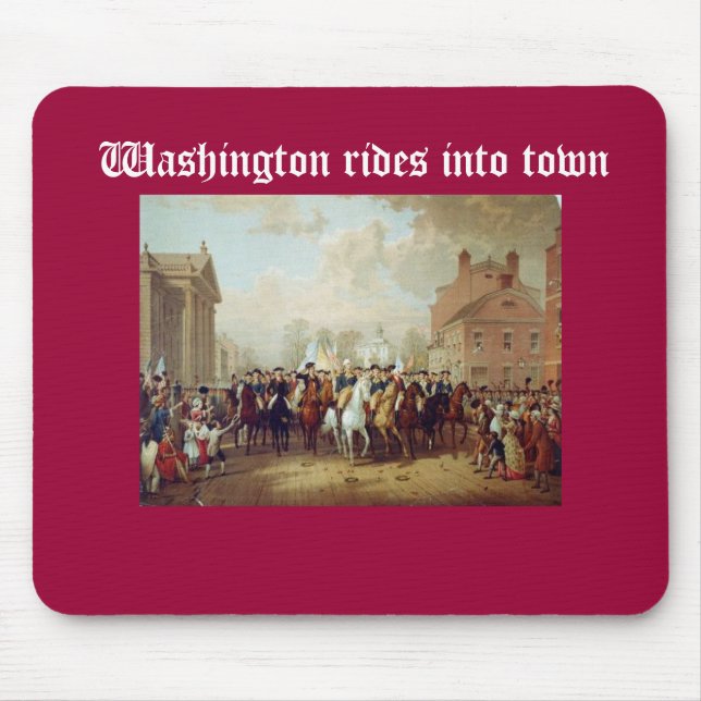 Washington fährt in die Stadt Mousepad (Vorne)