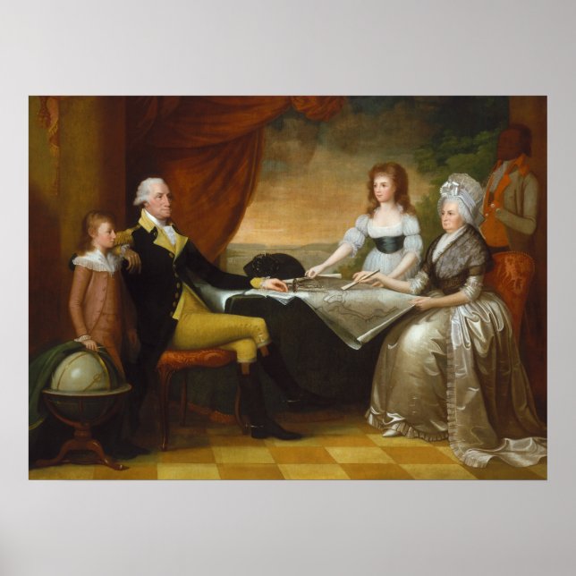 Washington Family - Edward Savage Fine Art Poster (Vorne)