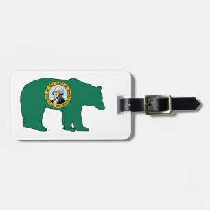 Washington Flag Bär Gepäckanhänger