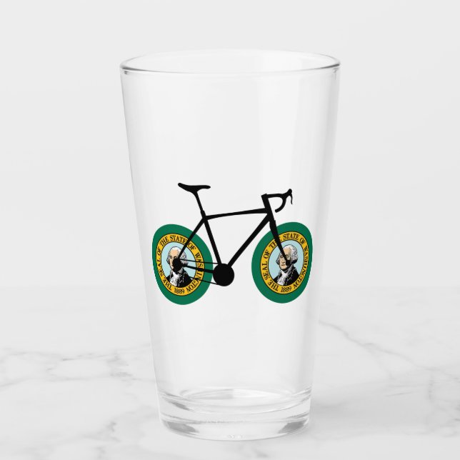 Washington Flag Cycling Glas (Vorderseite)