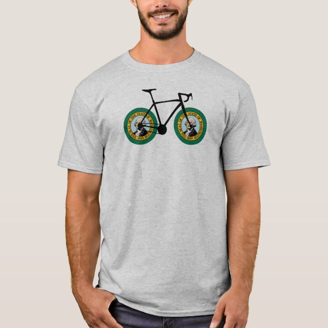 Washington Flag Cycling T-Shirt (Vorderseite)