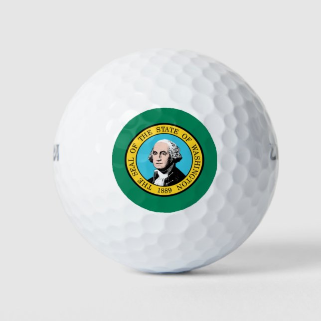 WASHINGTON FLAG GOLFBALL (Vorderseite)