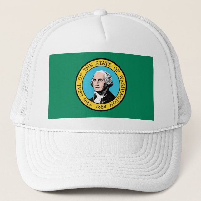WASHINGTON FLAG TRUCKERKAPPE (Vorderseite)
