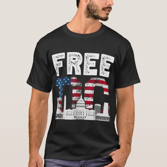 Washington Free Dc Free Dc T-Shirt (Vorderseite)