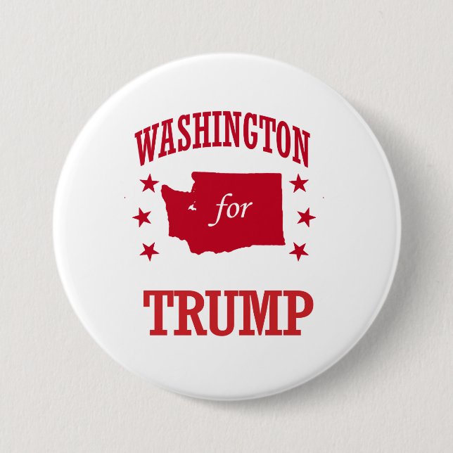 WASHINGTON FÜR DONALD TRUMP BUTTON (Vorderseite)
