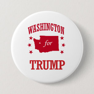 WASHINGTON FÜR DONALD TRUMP BUTTON