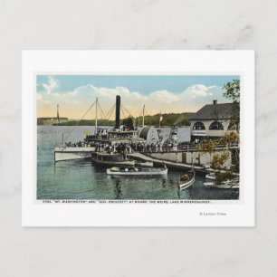 Washington, Gov. Endicott Steamers Docked Postkarte