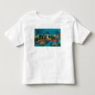 Washington - große Buchstabe-Szenen 2 Kleinkind T-shirt