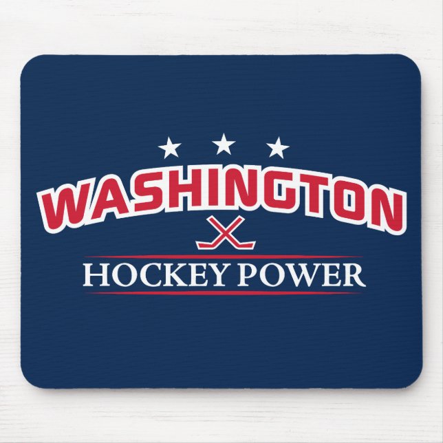 Washington Hockey Power Blue Mouse Pad Mousepad (Vorne)