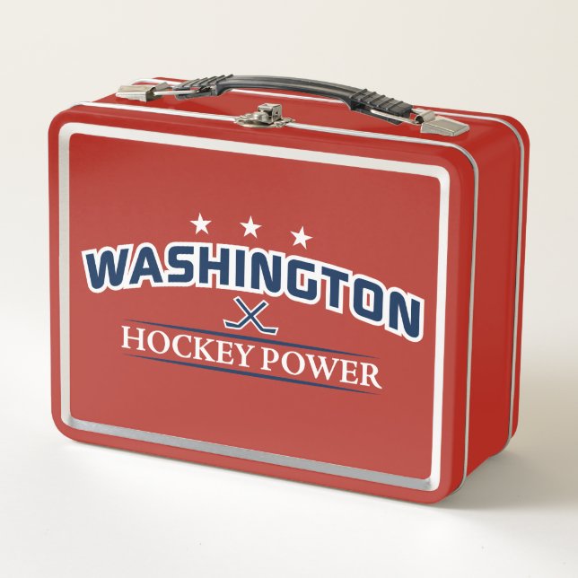 Washington Hockey Power Lunch Box (Vorderseite)