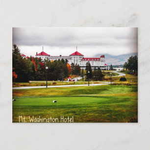 Washington Hotel im Herbst Postcard Postkarte