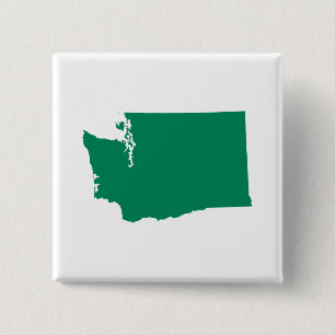 Washington in Grün Button