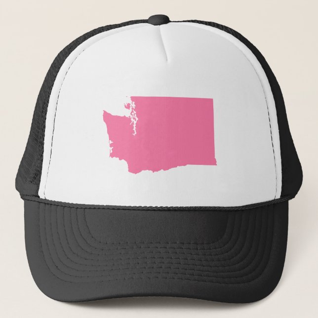 Washington in Pink Truckerkappe (Vorderseite)