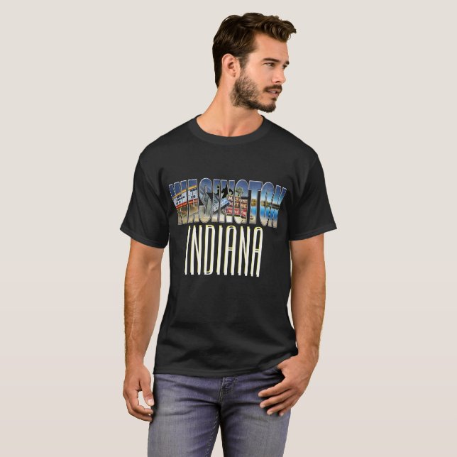 Washington Indiana 812 T-Shirt (Vorne ganz)