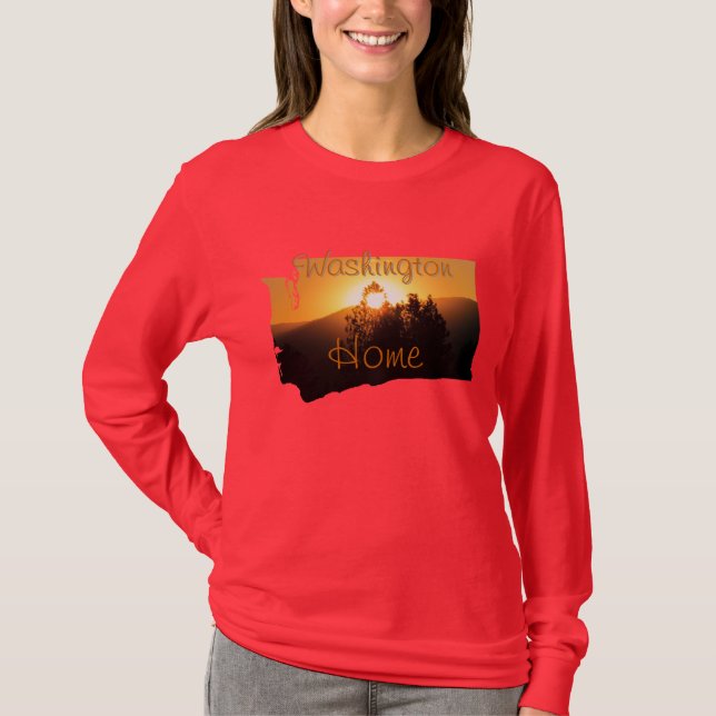 Washington ist Zuhause T-Shirt (Vorderseite)