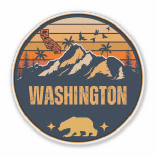 Washington, Kalifornien Aufkleber