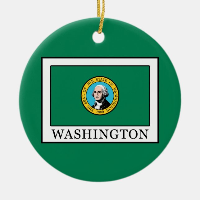 Washington Keramik Ornament (Vorne)