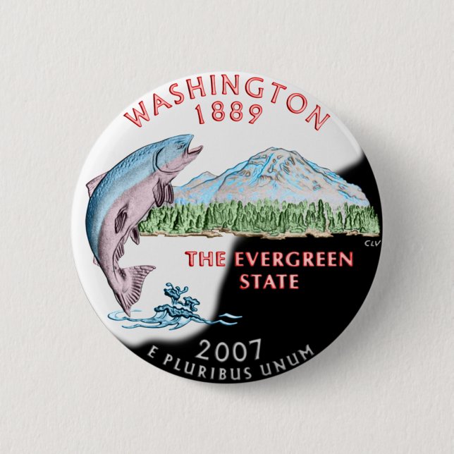 Washington-Knopf Button (Vorderseite)
