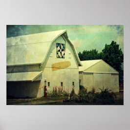 Washington Landkreis Corn und Barn Quilt Barn Poster