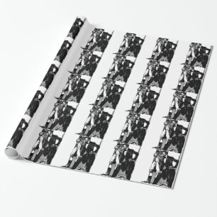 Washington Lincoln Geschenkpapier