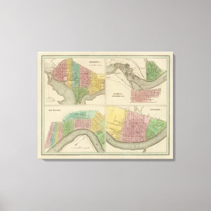 Washington Louisville und Jeffersonville Leinwanddruck