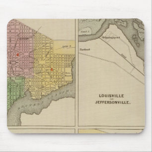 Washington Louisville und Jeffersonville Mousepad
