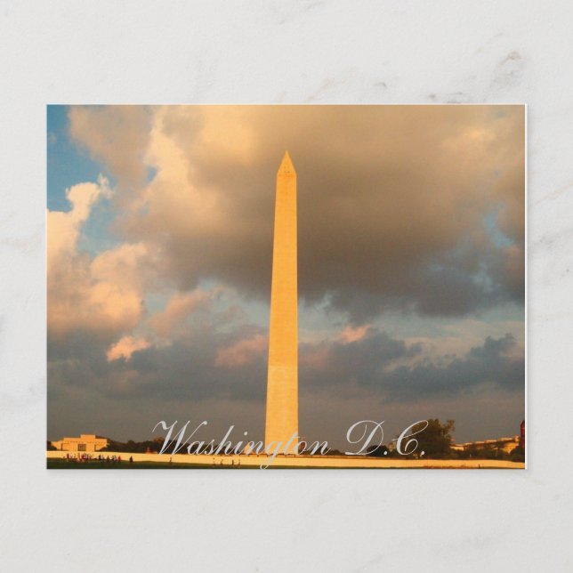 Washington Memorial Postkarte (Vorderseite)