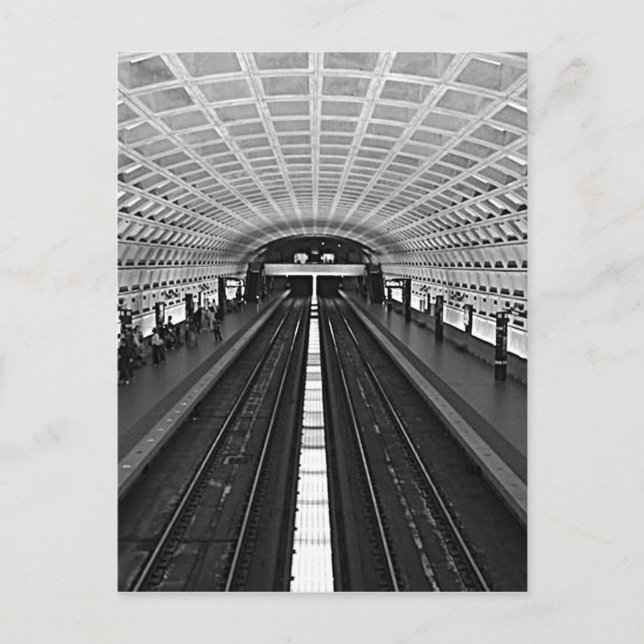 Washington Metro Postkarte (Vorderseite)