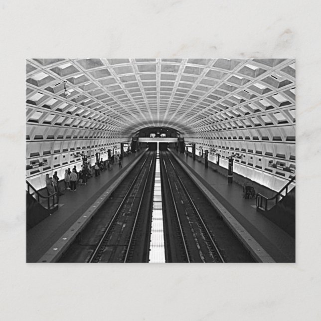 Washington Metro Postkarte (Vorderseite)