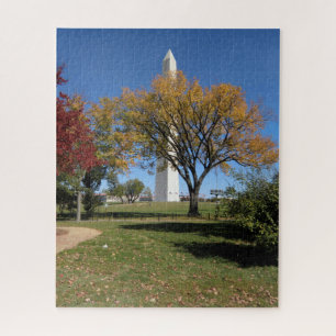 Washington Monument and Fall Trees Puzzle