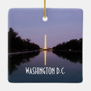 Washington Monument at Sunset Keramikornament
