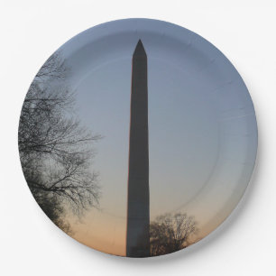 Washington Monument at Sunset Pappteller
