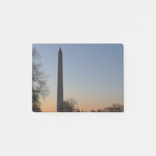 Washington Monument at Sunset Post-it Klebezettel