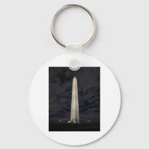 Washington Monument bei Nacht Aufkleber Schlüsselanhänger