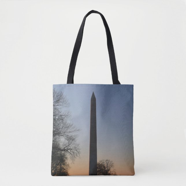 Washington Monument bei Sonnenuntergang in DC (Vorderseite)