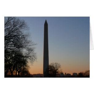 Washington Monument bei Sonnenuntergang in DC