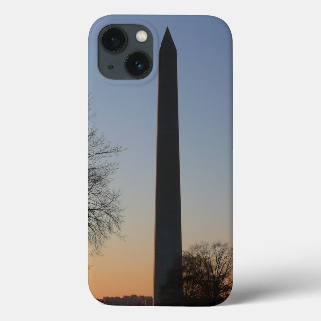 Washington Monument bei Sonnenuntergang in DC Case-Mate iPhone Hülle (Rückseite)