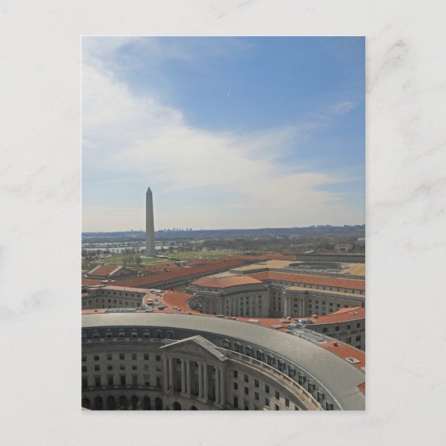 Washington Monument Bundesstaatlich Triangle Postkarte (Vorderseite)