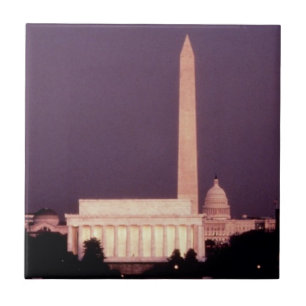 Washington-Monument, die Hauptstadt und Jefferson Fliese