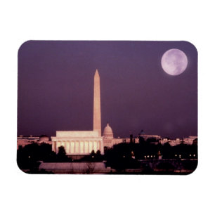 Washington-Monument, die Hauptstadt und Jefferson Magnet