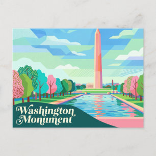 Washington Monument District of Columbia Postkarte