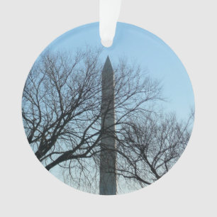 Washington Monument im Winter I Landschaft Ornament