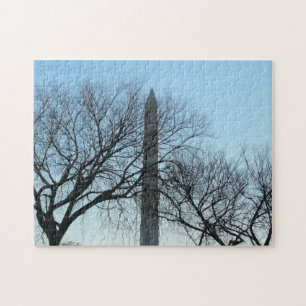 Washington Monument im Winter I Landschaft Puzzle